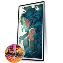 Load image into Gallery viewer, AB Diamond Painting - Full Round - Mysterious priest girl (40*70CM)