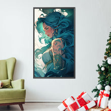 Load image into Gallery viewer, AB Diamond Painting - Full Round - Mysterious priest girl (40*70CM)