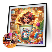 Load image into Gallery viewer, Diamond Painting - Full Round - Happy girl (40*40CM)
