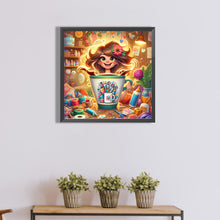 Load image into Gallery viewer, Diamond Painting - Full Round - Happy girl (40*40CM)