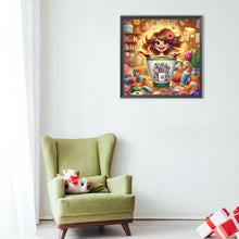 Load image into Gallery viewer, Diamond Painting - Full Round - Happy girl (40*40CM)