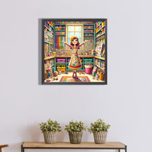 Load image into Gallery viewer, Diamond Painting - Full Round - Happy girl (40*40CM)
