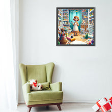 Load image into Gallery viewer, Diamond Painting - Full Round - Sewing girl (40*40CM)