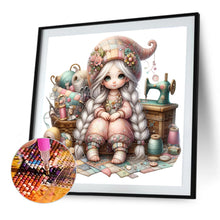Load image into Gallery viewer, Diamond Painting - Full Round - Gnome girl (40*40CM)