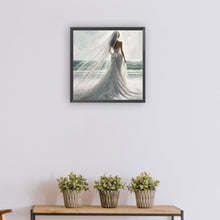 Load image into Gallery viewer, Diamond Painting - Full Round - Girl in wedding dress (30*30CM)