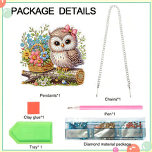 Load image into Gallery viewer, Acrylic Owl 5D DIY Diamond Painting Dots Pendant for Wall Garden Window Decor