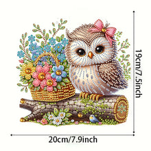 Load image into Gallery viewer, Acrylic Owl 5D DIY Diamond Painting Dots Pendant for Wall Garden Window Decor