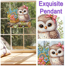 Load image into Gallery viewer, Acrylic Owl 5D DIY Diamond Painting Dots Pendant for Wall Garden Window Decor