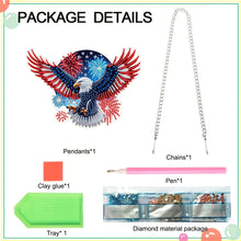 Load image into Gallery viewer, Acrylic Eagle 5D DIY Diamond Painting Dots Pendant for Wall Garden Window Decor