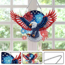 Load image into Gallery viewer, Acrylic Eagle 5D DIY Diamond Painting Dots Pendant for Wall Garden Window Decor