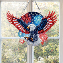 Load image into Gallery viewer, Acrylic Eagle 5D DIY Diamond Painting Dots Pendant for Wall Garden Window Decor