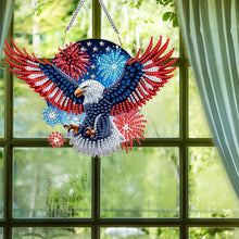 Load image into Gallery viewer, Acrylic Eagle 5D DIY Diamond Painting Dots Pendant for Wall Garden Window Decor