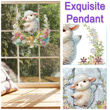 Load image into Gallery viewer, Acrylic Sheep 5D DIY Diamond Painting Dots Pendant for Wall Garden Window Decor