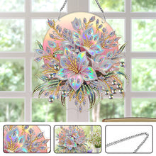 Load image into Gallery viewer, Acrylic Flower 5D DIY Diamond Painting Dots Pendant for Wall Garden Window Decor