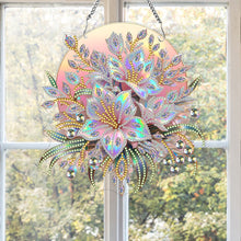 Load image into Gallery viewer, Acrylic Flower 5D DIY Diamond Painting Dots Pendant for Wall Garden Window Decor
