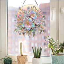 Load image into Gallery viewer, Acrylic Flower 5D DIY Diamond Painting Dots Pendant for Wall Garden Window Decor