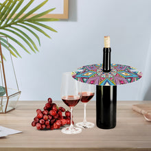 Load image into Gallery viewer, Acrylic Special Shaped Mandala Art 5D DIY Diamond Art Wine Bottle Holder for Bar