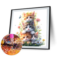 Load image into Gallery viewer, Diamond Painting - Full Round - Cute cat (30*30CM)