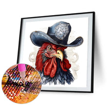 Load image into Gallery viewer, Diamond Painting - Full Round - Cowboy rooster (40*40CM)