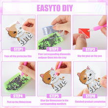 Load image into Gallery viewer, 8Pcs Special Shape Puppy Diamond Painting Fridge Magnet for Fridge Whiteboards