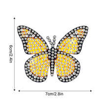 Load image into Gallery viewer, 8Pcs Special Shape Colorful Butterflies Diamond Painting Fridge Magnet