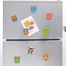 Load image into Gallery viewer, 8Pcs Special Shape Beach Slippers Diamond Painting Fridge Magnet for Home Decor