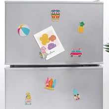 Load image into Gallery viewer, 8Pcs Special Shape Summer Beach Diamond Painting Fridge Magnet for Home Decor