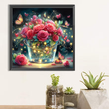 Load image into Gallery viewer, Diamond Painting - Full Square - Glowing flowers (40*40CM)