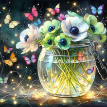 Load image into Gallery viewer, Diamond Painting - Full Square - Glowing flowers (40*40CM)