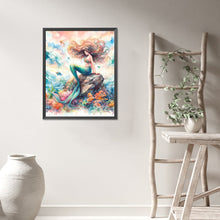 Load image into Gallery viewer, AB Diamond Painting - Full Round - Mermaid girl (40*50CM)