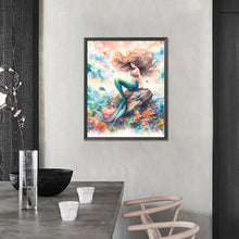 Load image into Gallery viewer, AB Diamond Painting - Full Round - Mermaid girl (40*50CM)