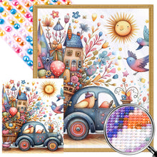 Load image into Gallery viewer, AB Diamond Painting - Full Round - Cartoon town (40*50CM)