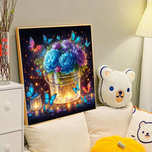 Load image into Gallery viewer, Diamond Painting - Full Round - Flowers and butterflies (40*40CM)