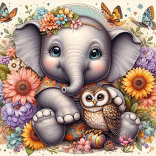 Load image into Gallery viewer, Diamond Painting - Full Square - Elephant (40*40CM)