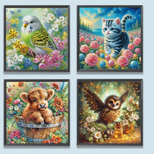 Load image into Gallery viewer, 4pcs Partial Special Diamond Painting Set - Animal series (40*40CM)