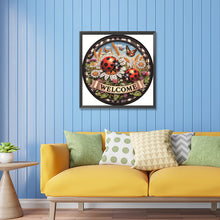 Load image into Gallery viewer, Diamond Painting - Partial Special Shaped - Cute ladybug (30*30CM)