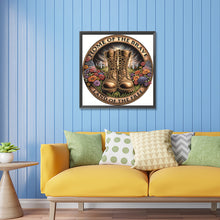Load image into Gallery viewer, Diamond Painting - Partial Special Shaped - Round brand military boots (30*30CM)