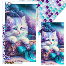Load image into Gallery viewer, Diamond Painting - Full Round - White cat (40*70CM)