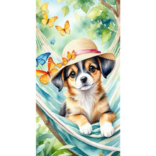 Load image into Gallery viewer, Diamond Painting - Full Round - Puppy (40*70CM)