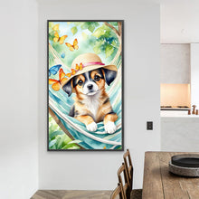 Load image into Gallery viewer, Diamond Painting - Full Round - Puppy (40*70CM)