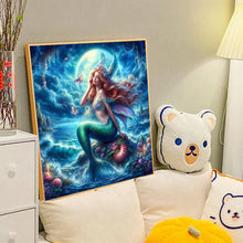 Load image into Gallery viewer, Diamond Painting - Full Round - Mermaid girl (40*40CM)