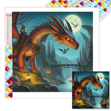 Load image into Gallery viewer, Diamond Painting - Full Square - How to train your dragon (40*40CM)
