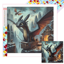 Load image into Gallery viewer, Diamond Painting - Full Square - How to train your dragon (40*40CM)