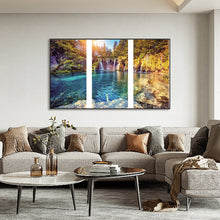 Load image into Gallery viewer, Diamond Painting - Full Round - Clear lake waterfall (90*55CM)