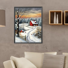Load image into Gallery viewer, Diamond Painting - Full Round - Snow scene (30*40CM)