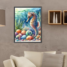 Load image into Gallery viewer, Diamond Painting - Full Round - Seahorse under the sea (30*40CM)