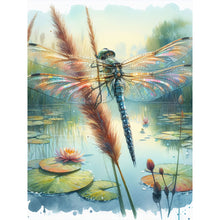 Load image into Gallery viewer, Diamond Painting - Full Round - Dragonfly (30*40CM)