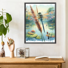 Load image into Gallery viewer, Diamond Painting - Full Round - Dragonfly (30*40CM)
