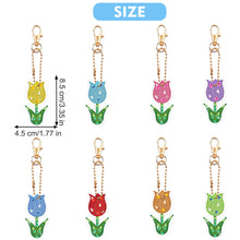 Load image into Gallery viewer, 8Pcs Double Sided Special Shaped Cartoon Diamond Painting Keychain for Beginners