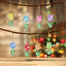 Load image into Gallery viewer, 8Pcs Double Sided Special Shaped Cartoon Diamond Painting Keychain for Beginners